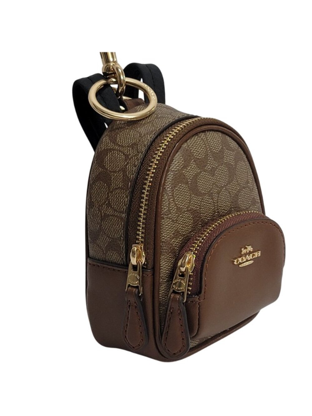 Coach Bag Charm Mini Backpack Key Ring - Picture 3 of 8